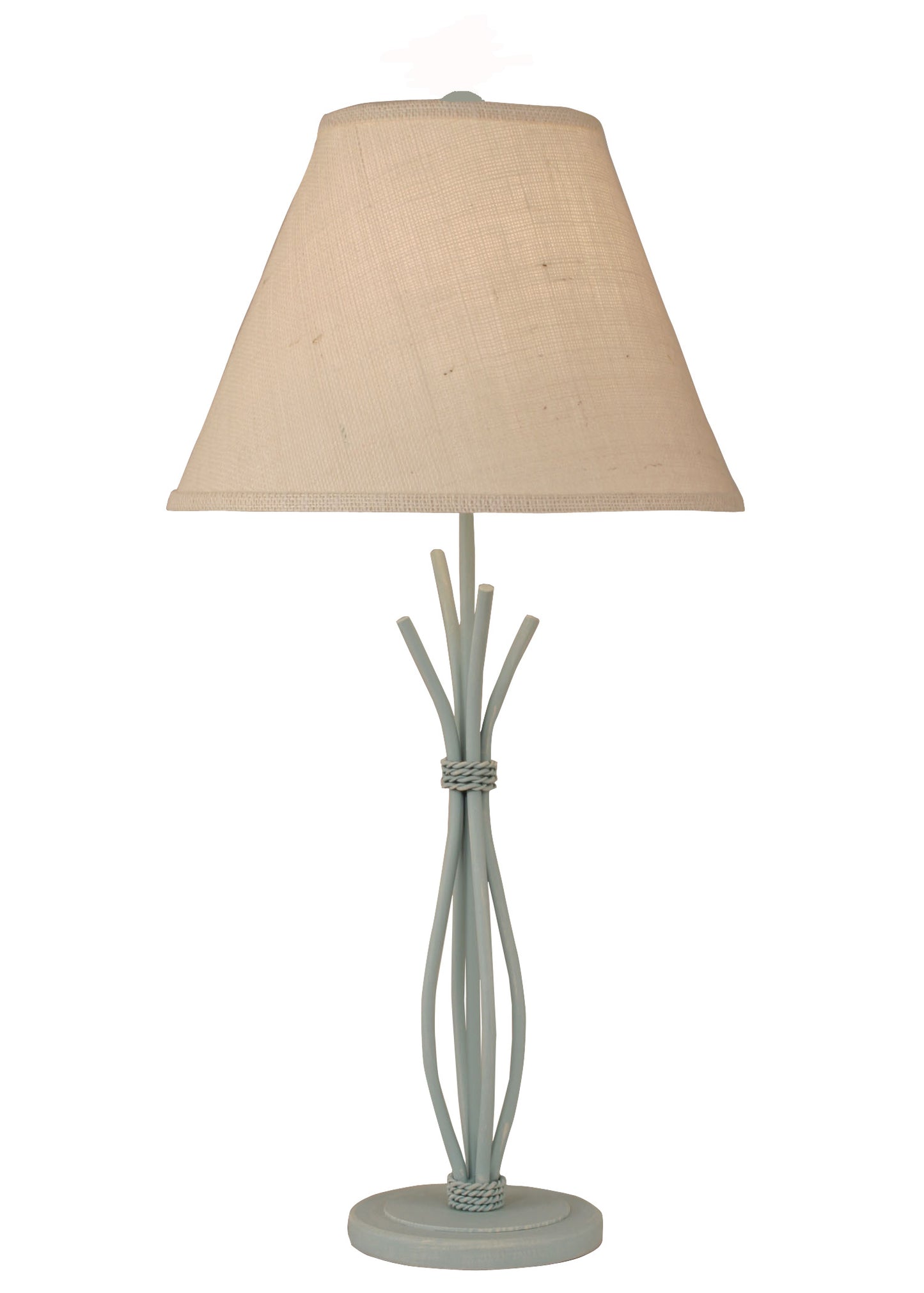 Weathered Atlantic Grey Table Lamp - Coast Lamp Shop