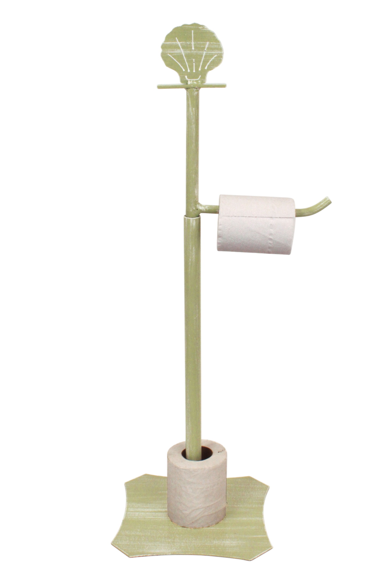 Seagrass Shell Toilet Paper Stand