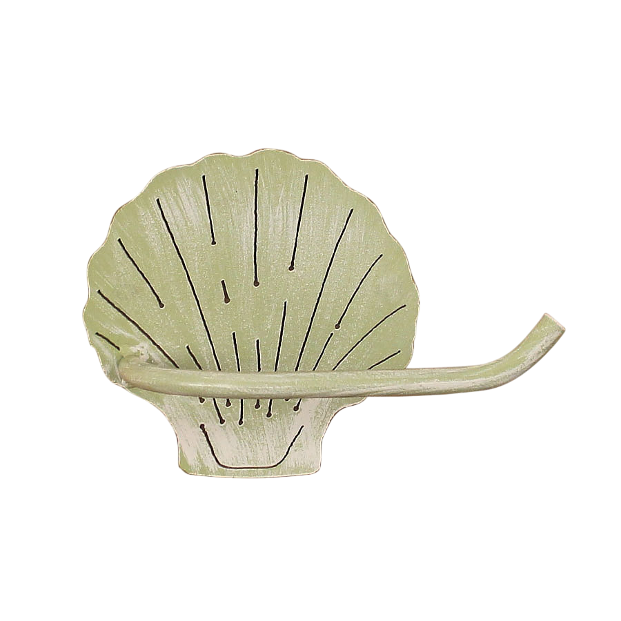 Seagrass Shell Arm Toilet Paper Holder