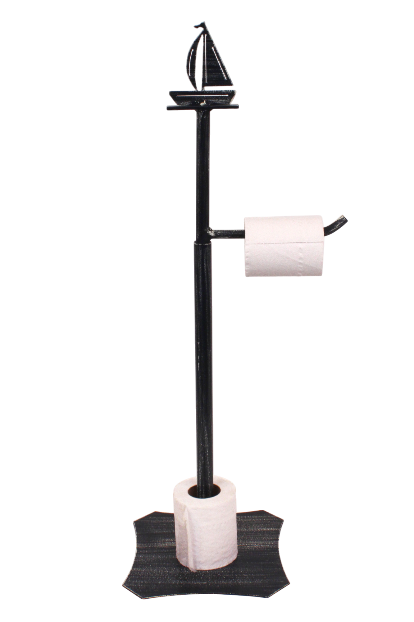 Navy Sailboat Toilet Paper Stand