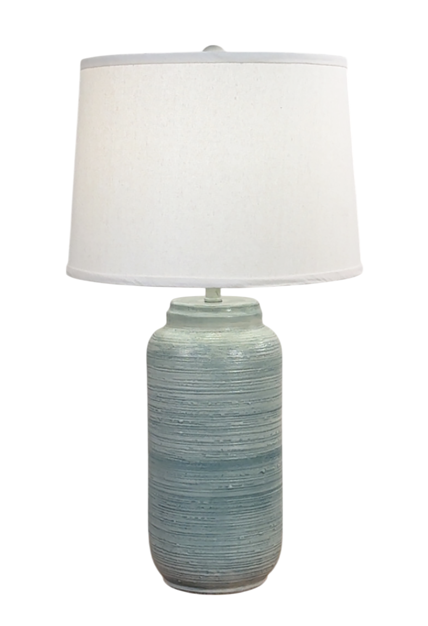 Cottage/Slate Glaze Large Ginger Jar Table Lamp