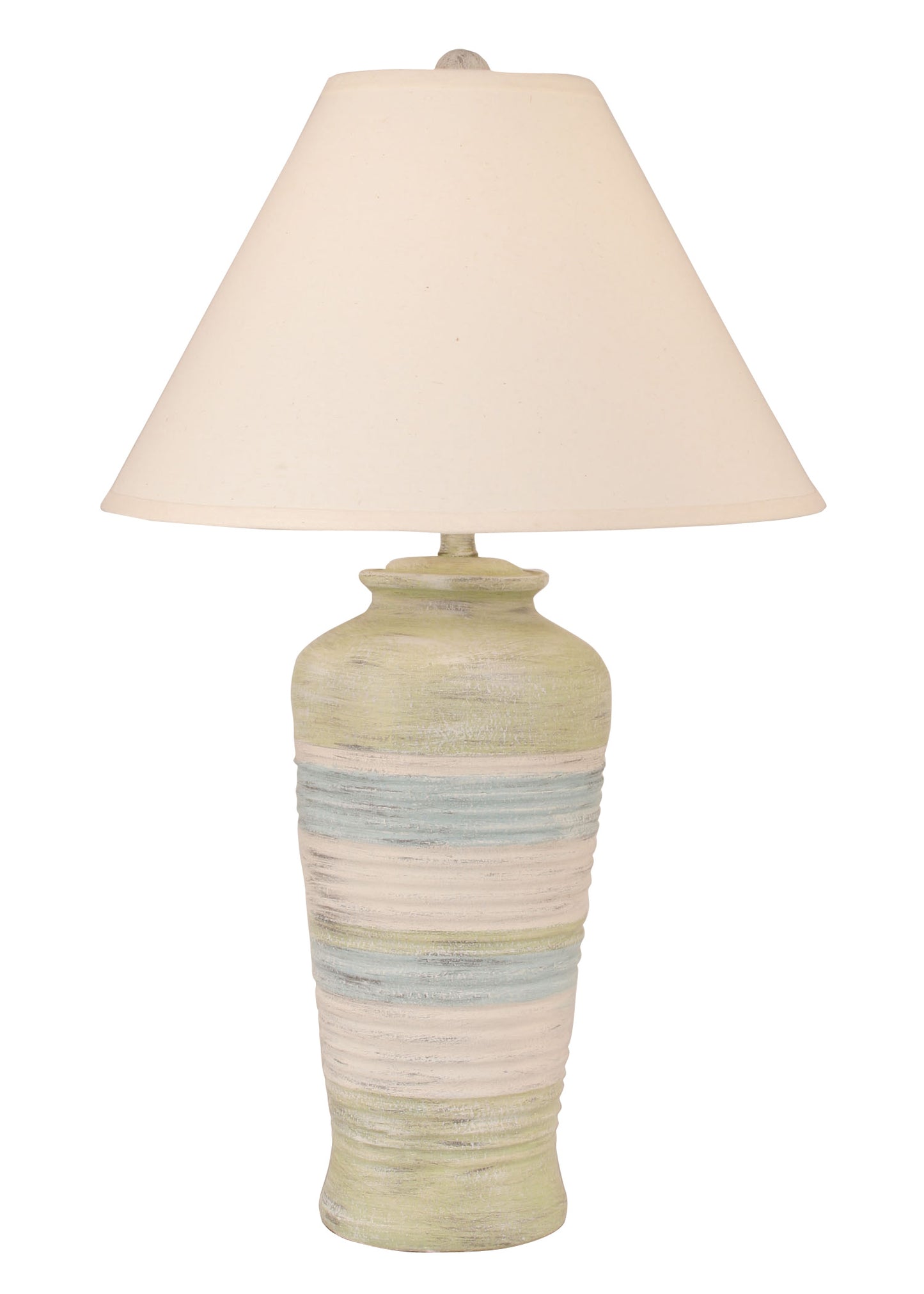Summer Tall Ribbed Table Lamp - Coast Lamp Shop