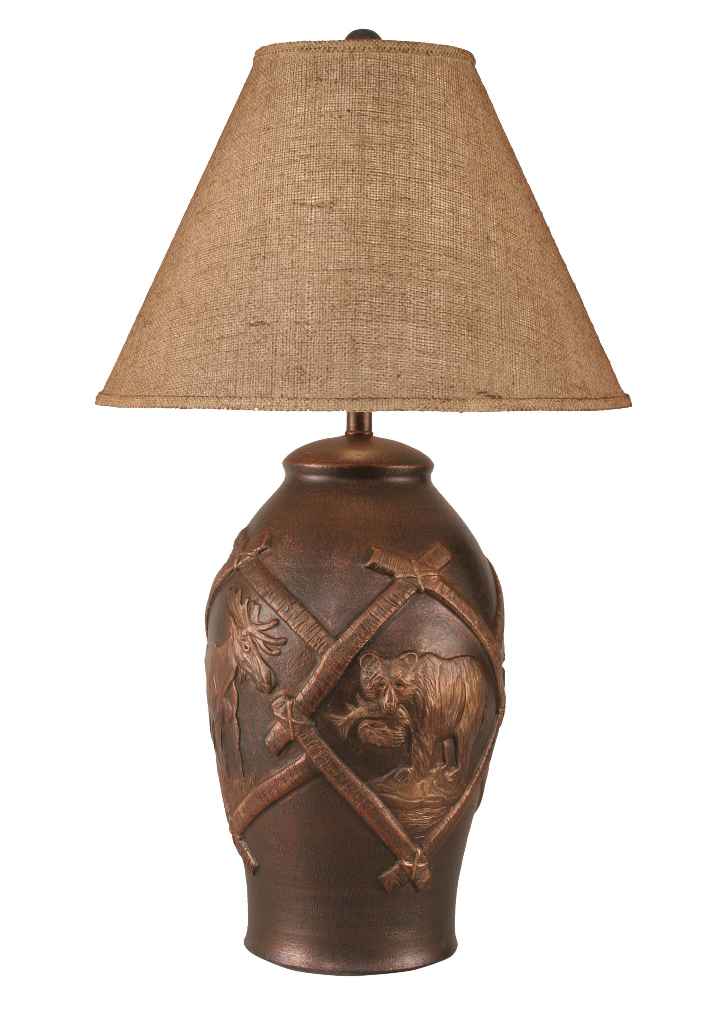 Bronze Wildlife Table Lamp - Coast Lamp Shop