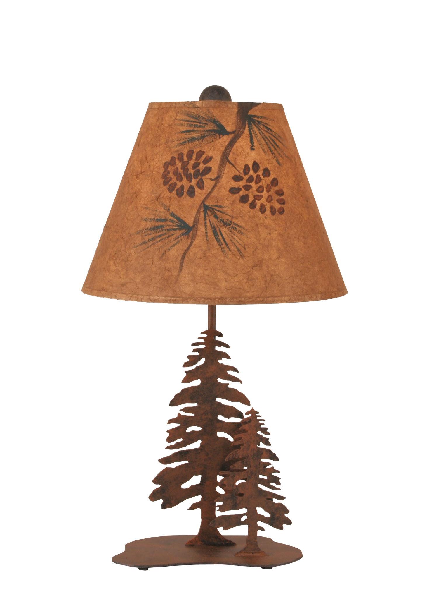Rust 2 Tree Accent Lamp - Coast Lamp Shop