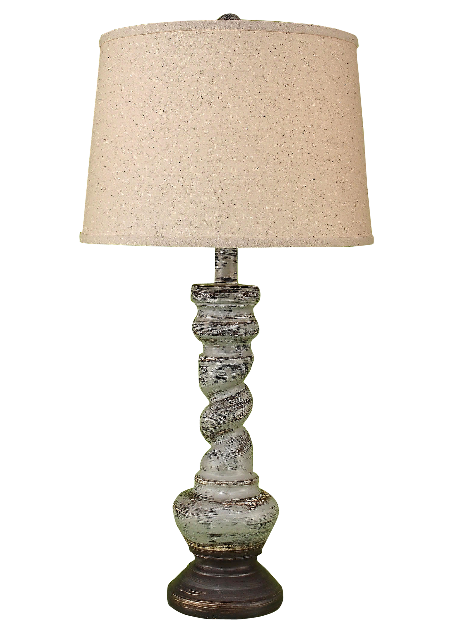 Greystone Country Twist Table Lamp - Coast Lamp Shop