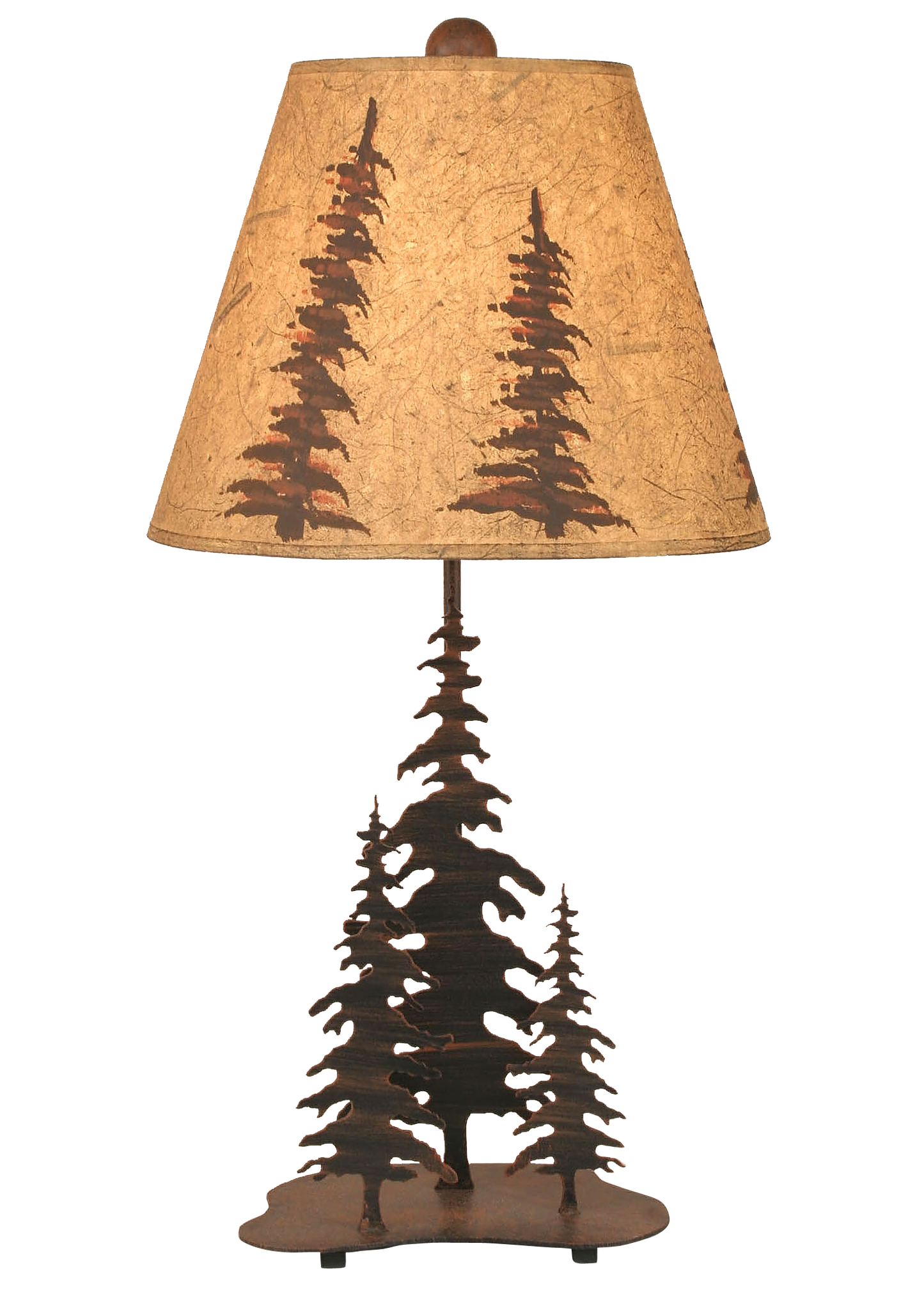 Burnt Sienna 3 Trees Accent Lamp - Coast Lamp Shop