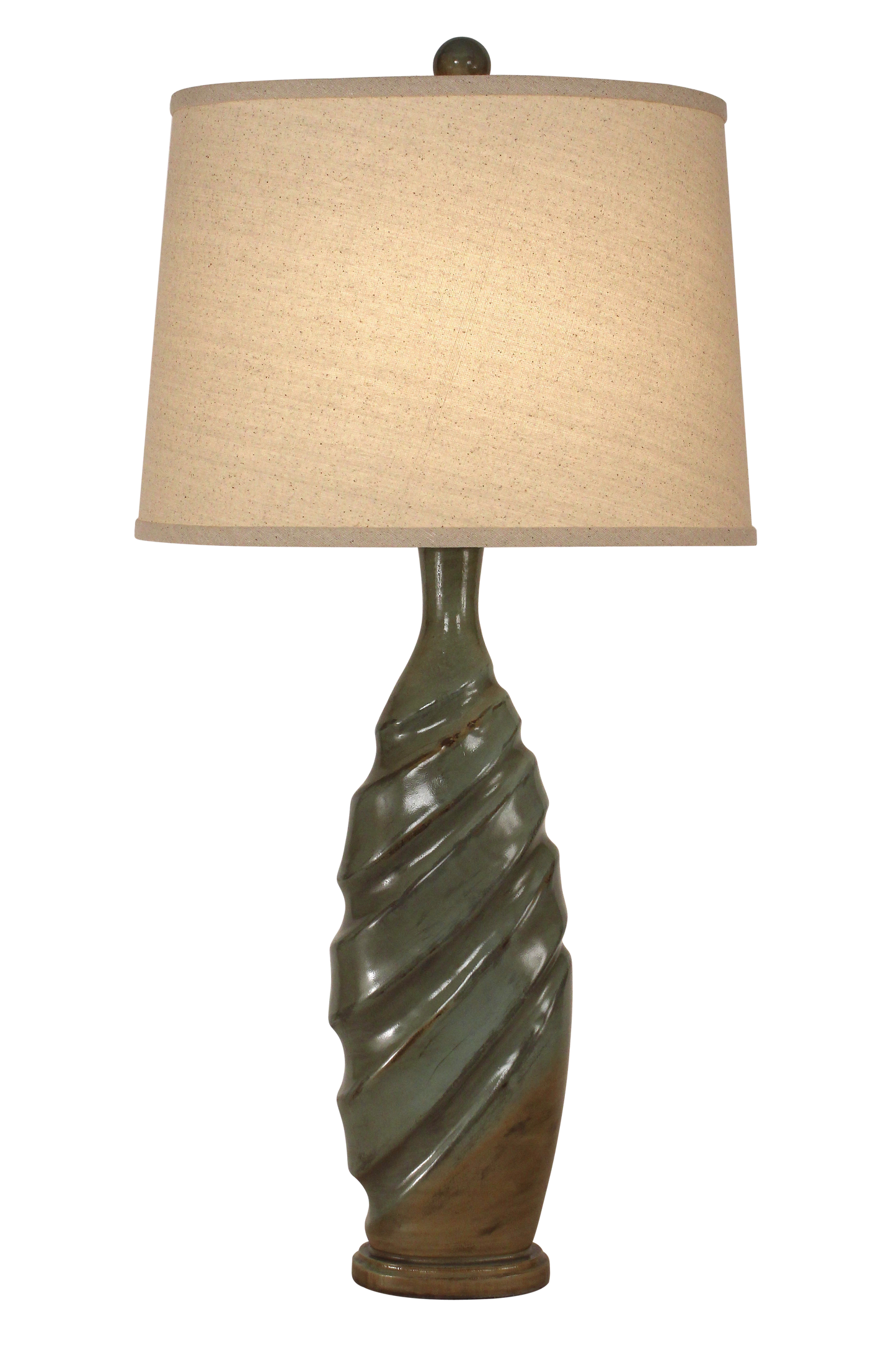Harbor Diagonal Ribbed Vase - Coast Lamp Shop
