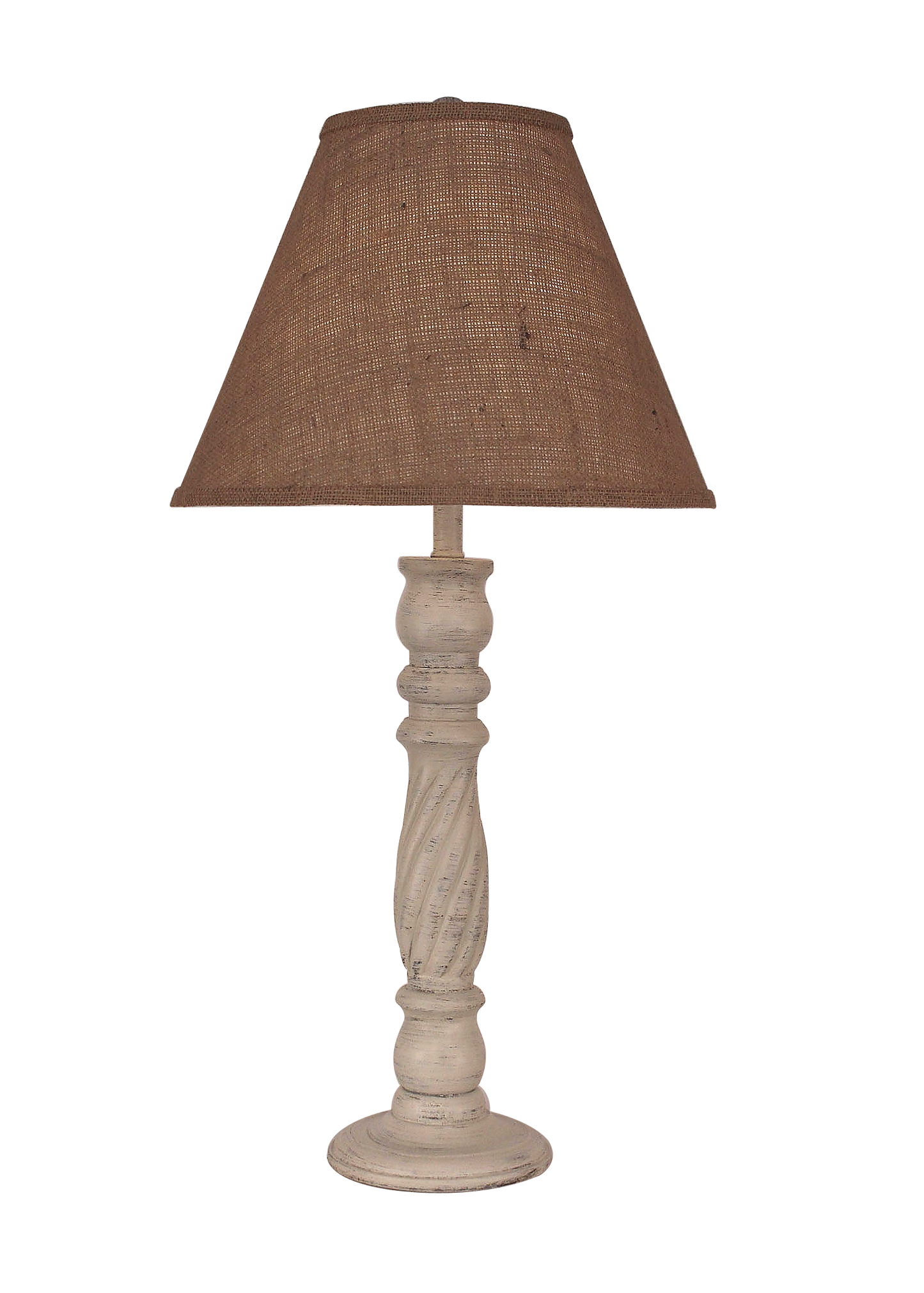 Cottage Swirl Candlestick Table Lamp - Coast Lamp Shop