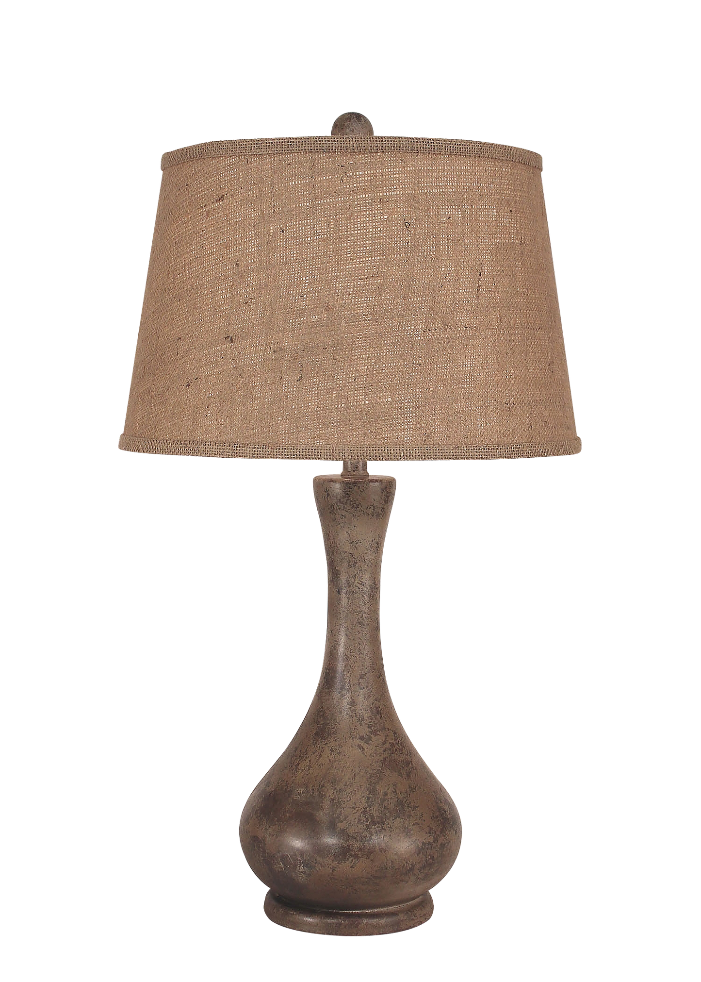 Tarnished Cottage Smooth Genie Bottle Table Lamp - Coast Lamp Shop