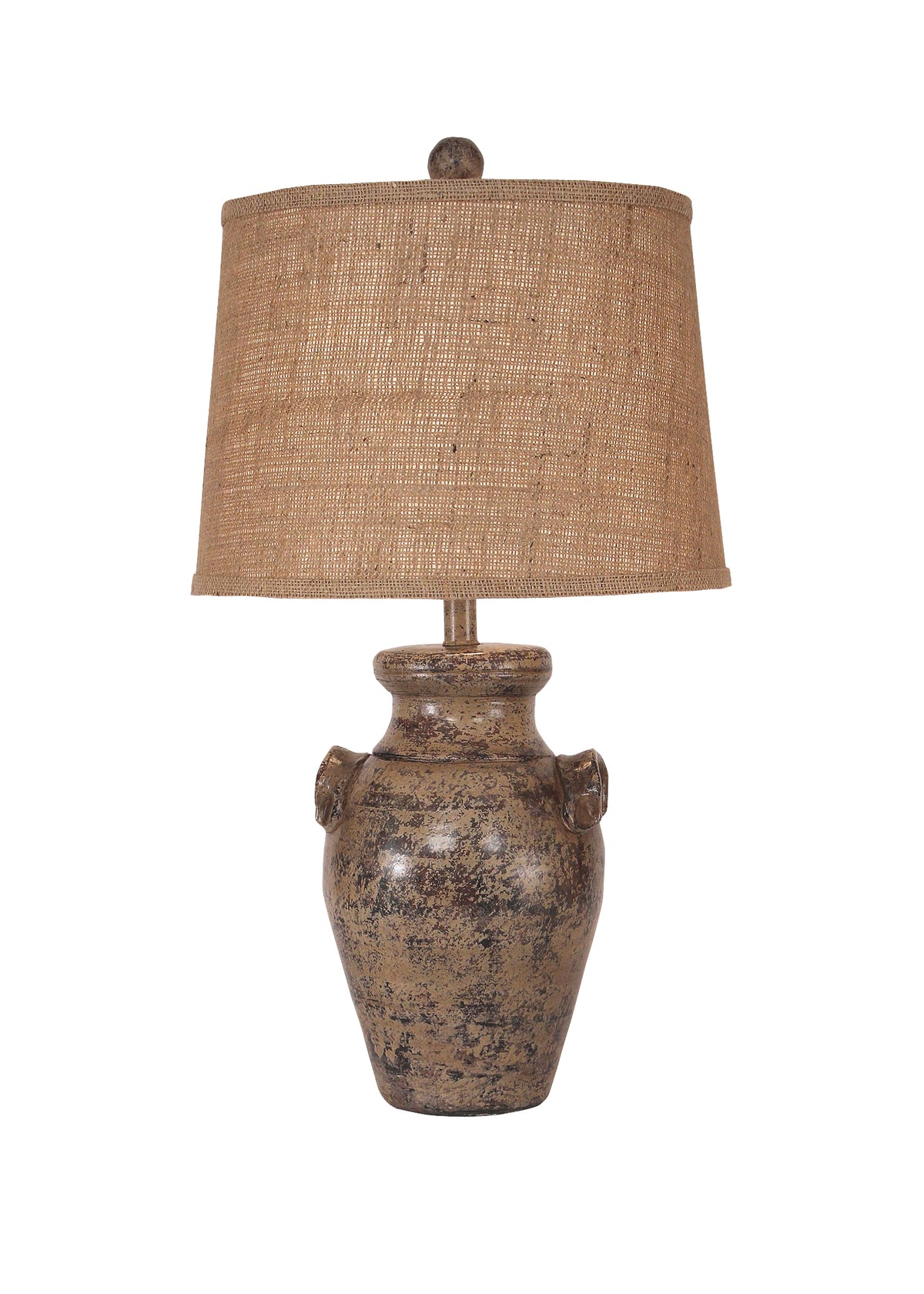 Tarnished Cottage Tapered Crock w/ 2 Handles - Coast Lamp Shop