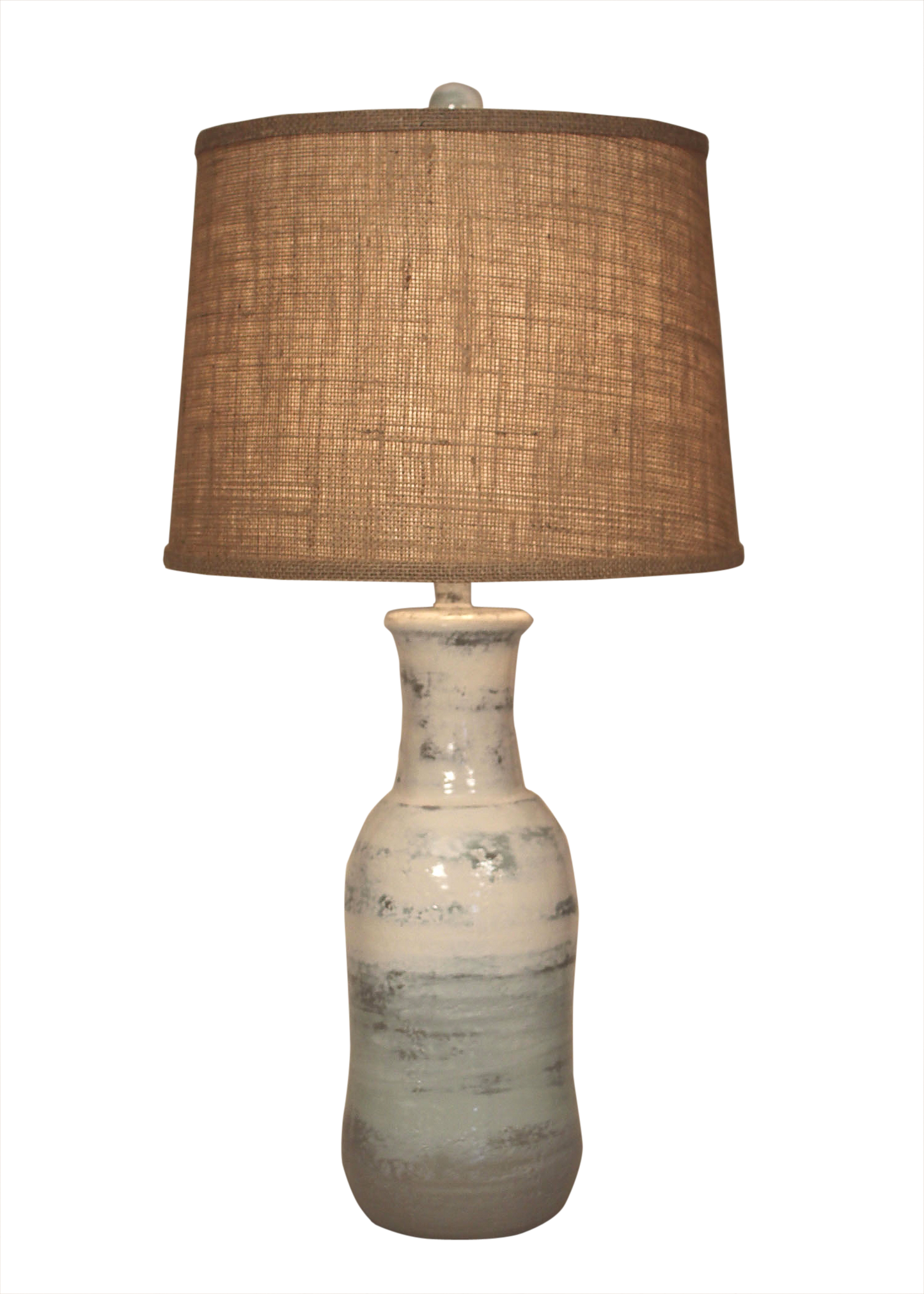 Alabaster Faux Clay Water Jug Lamp - Coast Lamp Shop