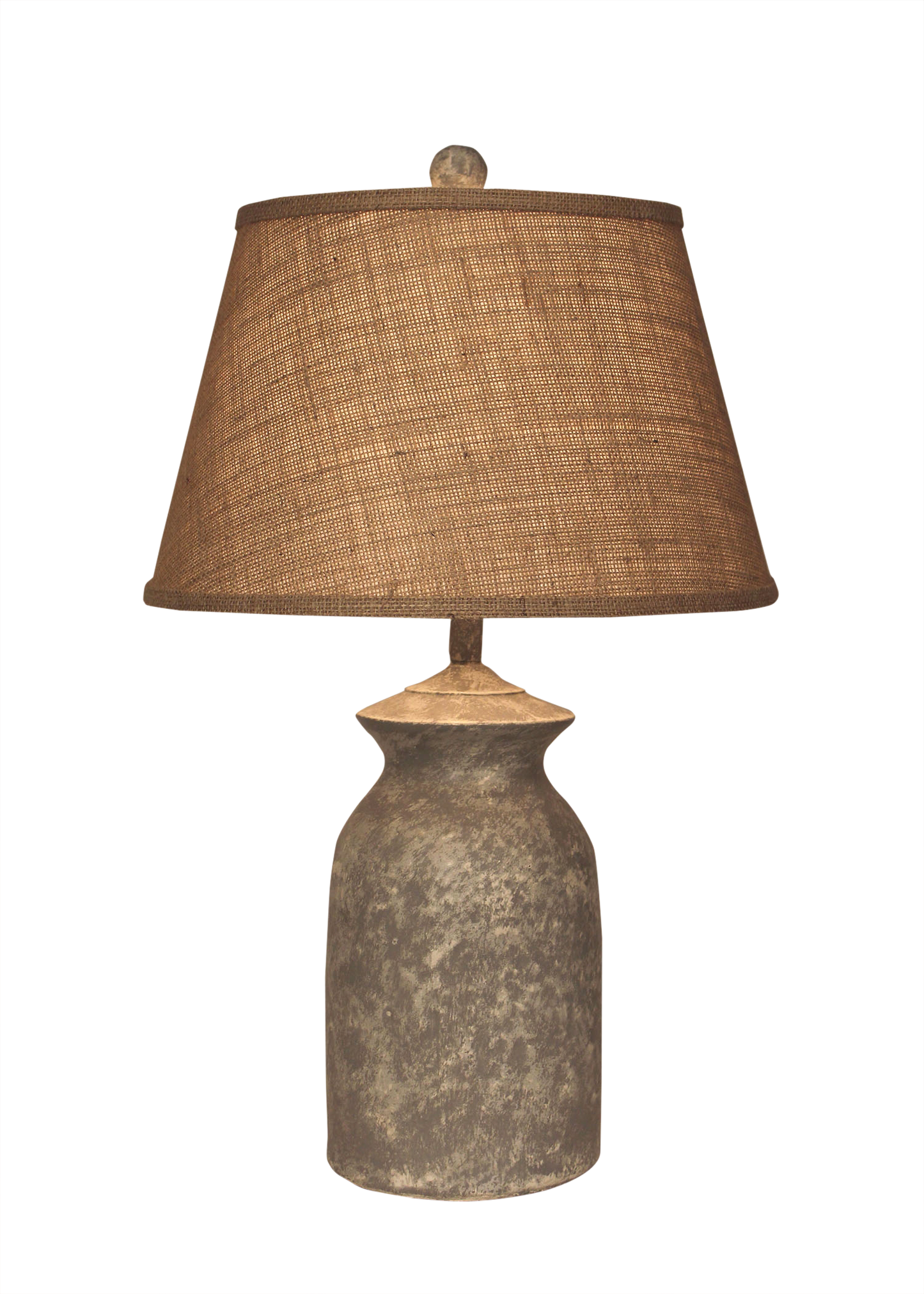 Cement Short Pottery Table Lamp - Coast Lamp Shop