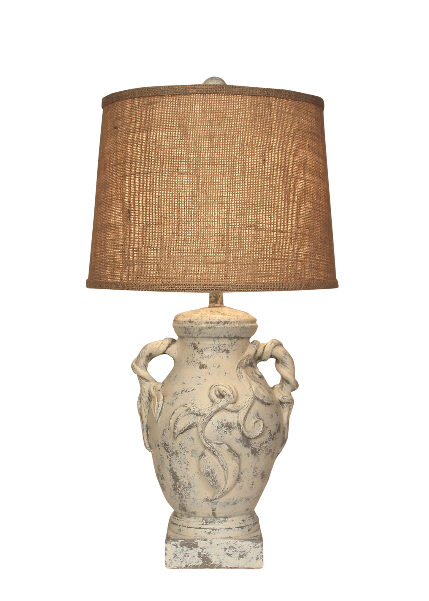Stone 2-Handle Vine Pot - Coast Lamp Shop