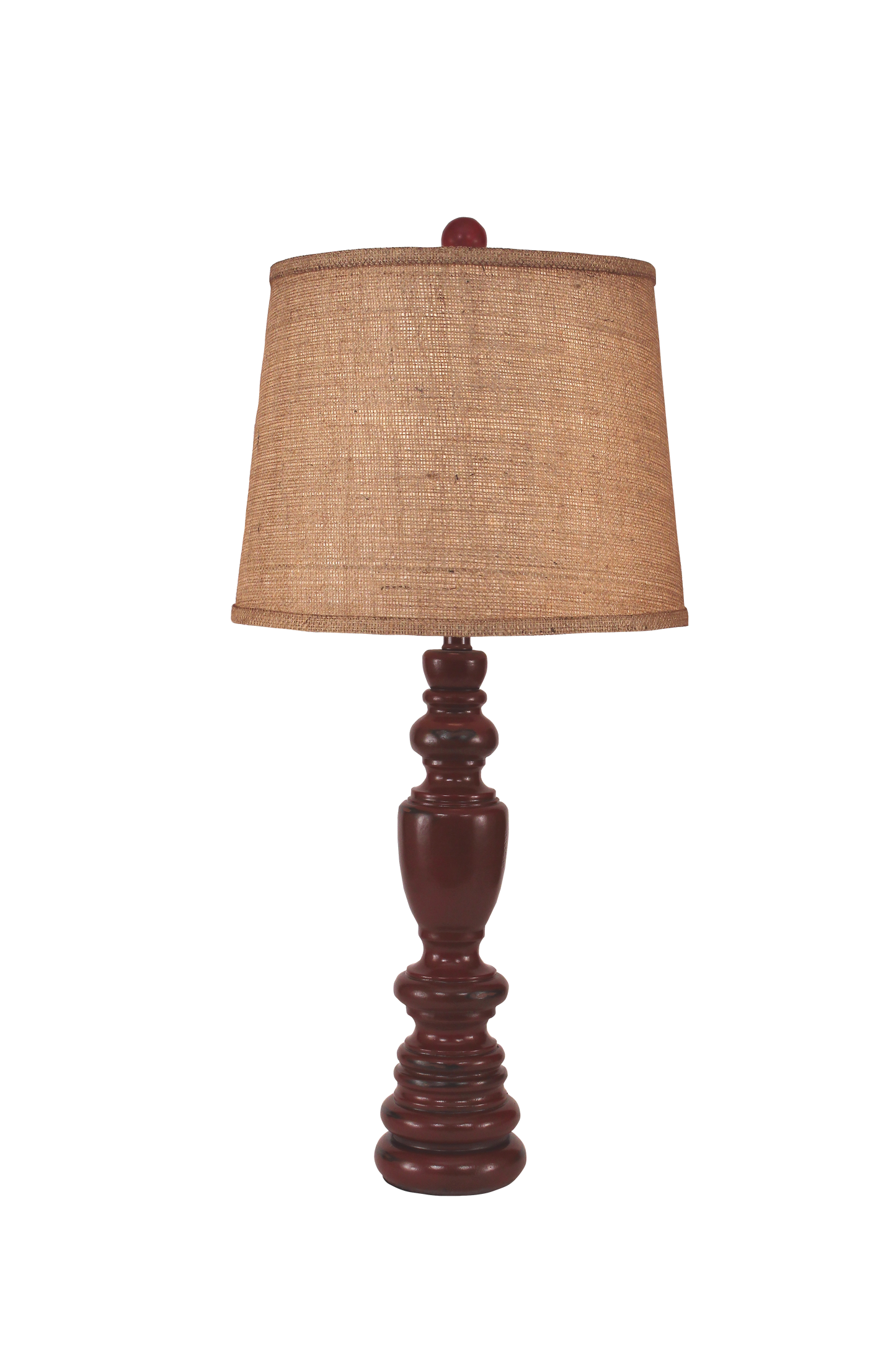 Distressed Red Multi Ring Casual Pot - Coast Lamp Shop