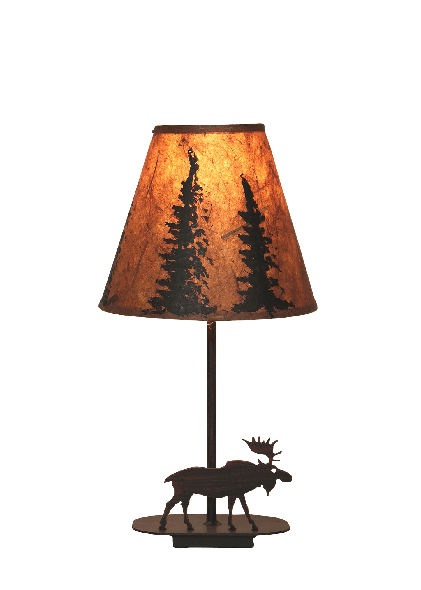 Mini Iron Moose Lamp - Coast Lamp Shop