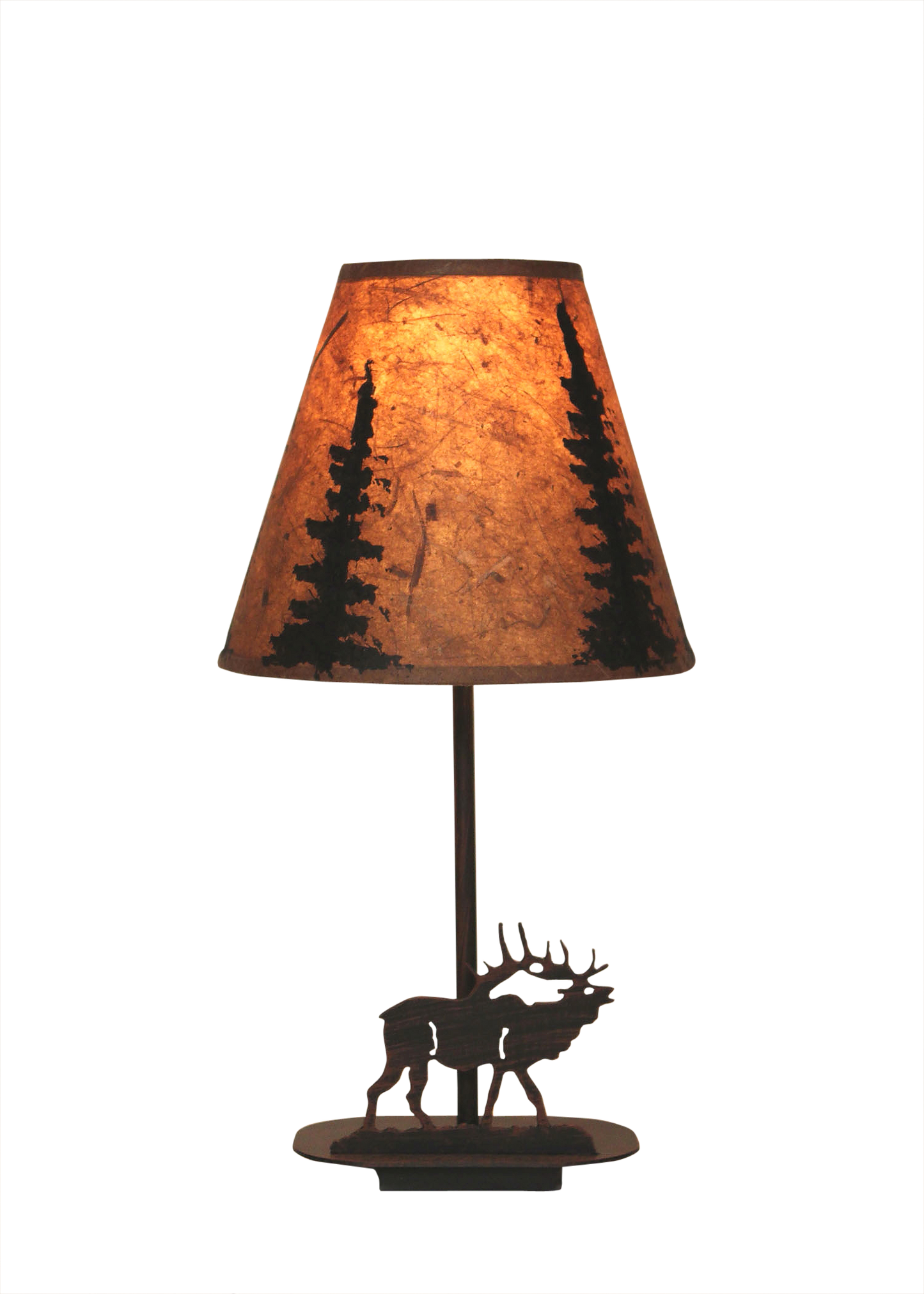 Mini Iron Elk Lamp - Coast Lamp Shop