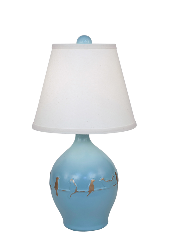 Atlantic Grey/Gold Birds on a Branch Accent Table Lamp