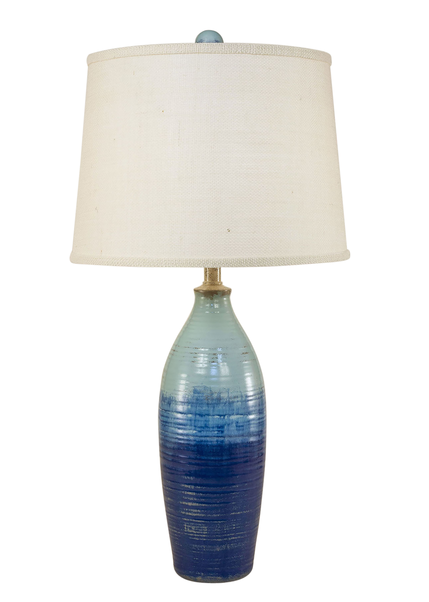 Bahama Tapered Ribbed Vase Table Lamp