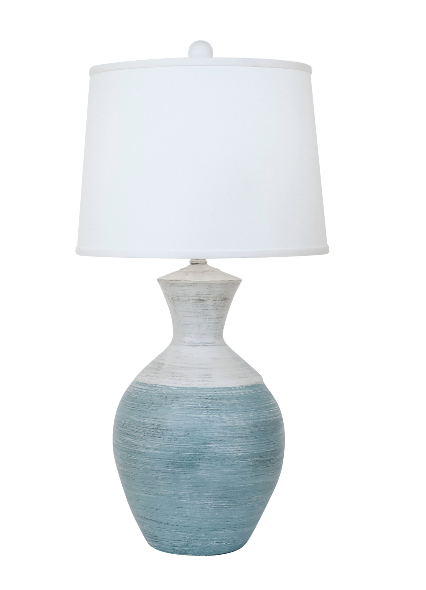 Cottage/Seamist Lined Vase Table Lamp