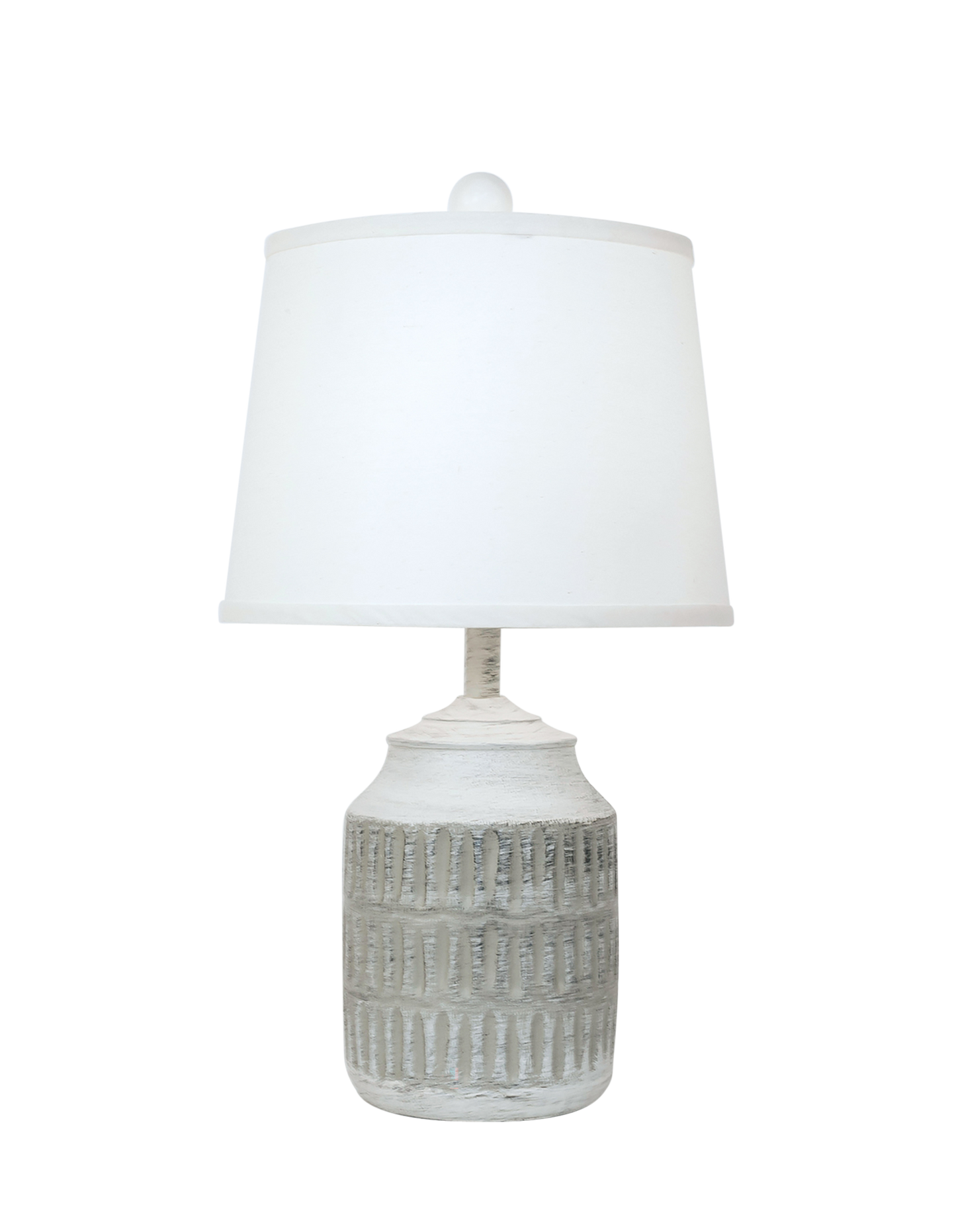 Cottage/Shoreline Tan Accent Pot with Oval Indentions