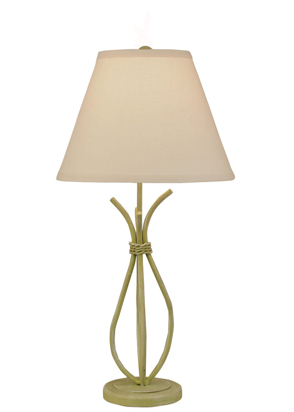 Cottaged Lime Iron Stack Accent Lamp