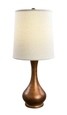 Antique Gold Smooth Genie Bottle Table Lamp