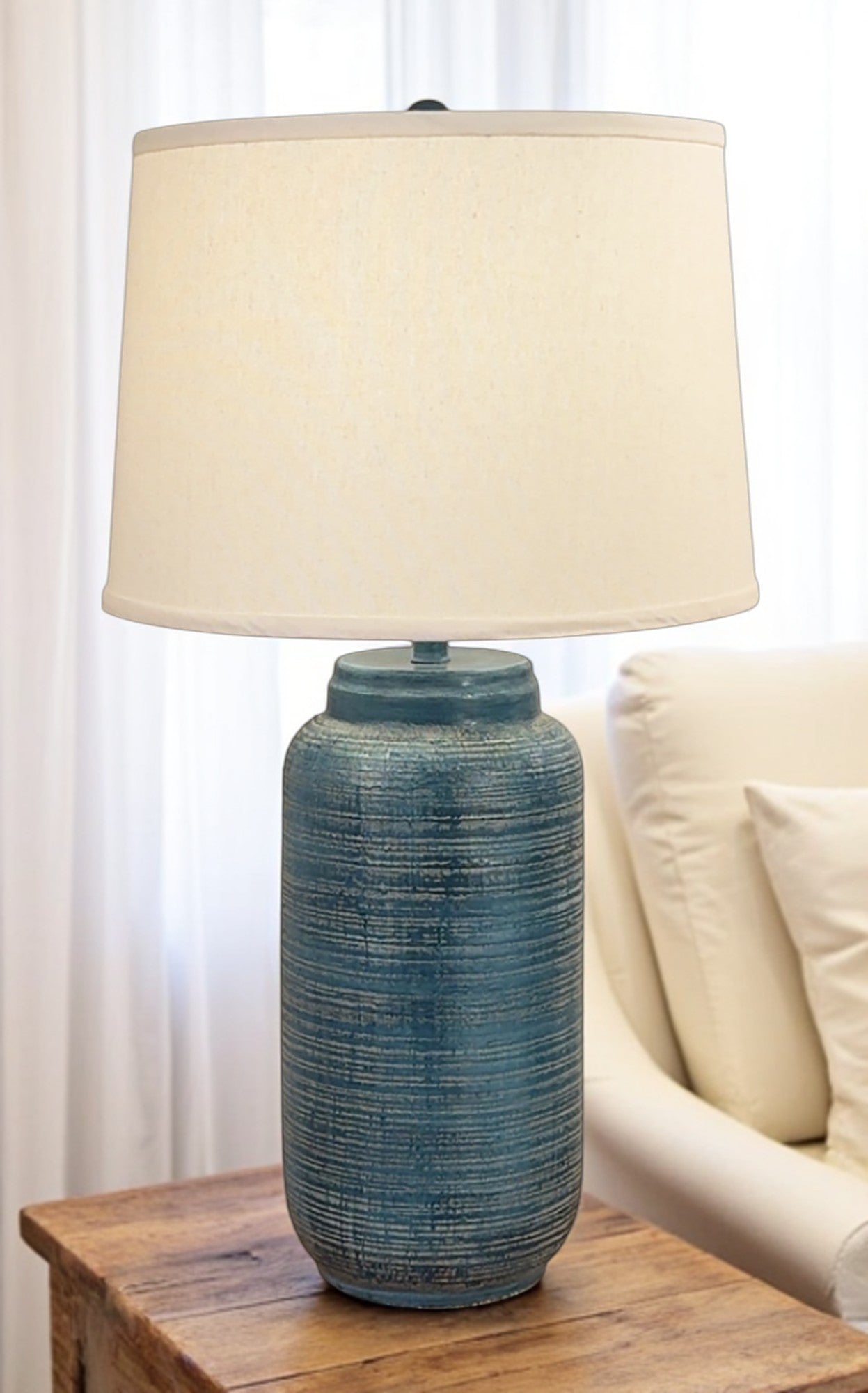 Saltwater Large Ginger Jar Table Lamp