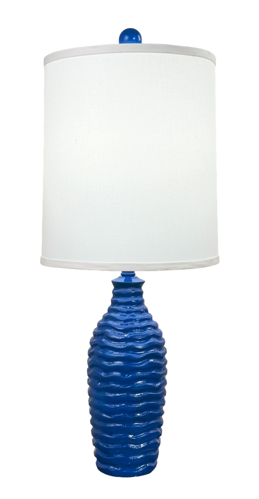High Gloss Morning Jewel Small Wavy Accent Lamp