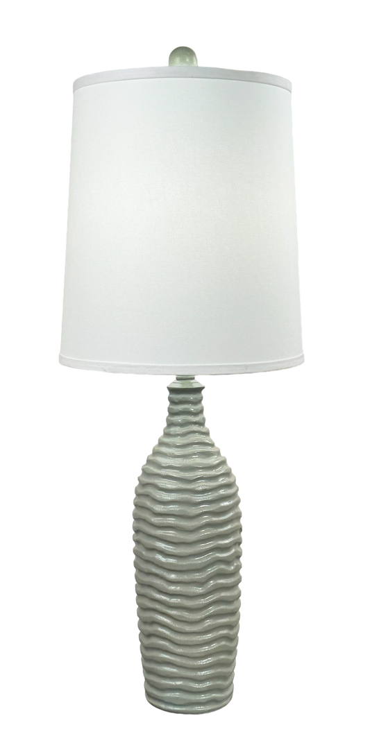 High Gloss Vine Tall Wavy Table Lamp