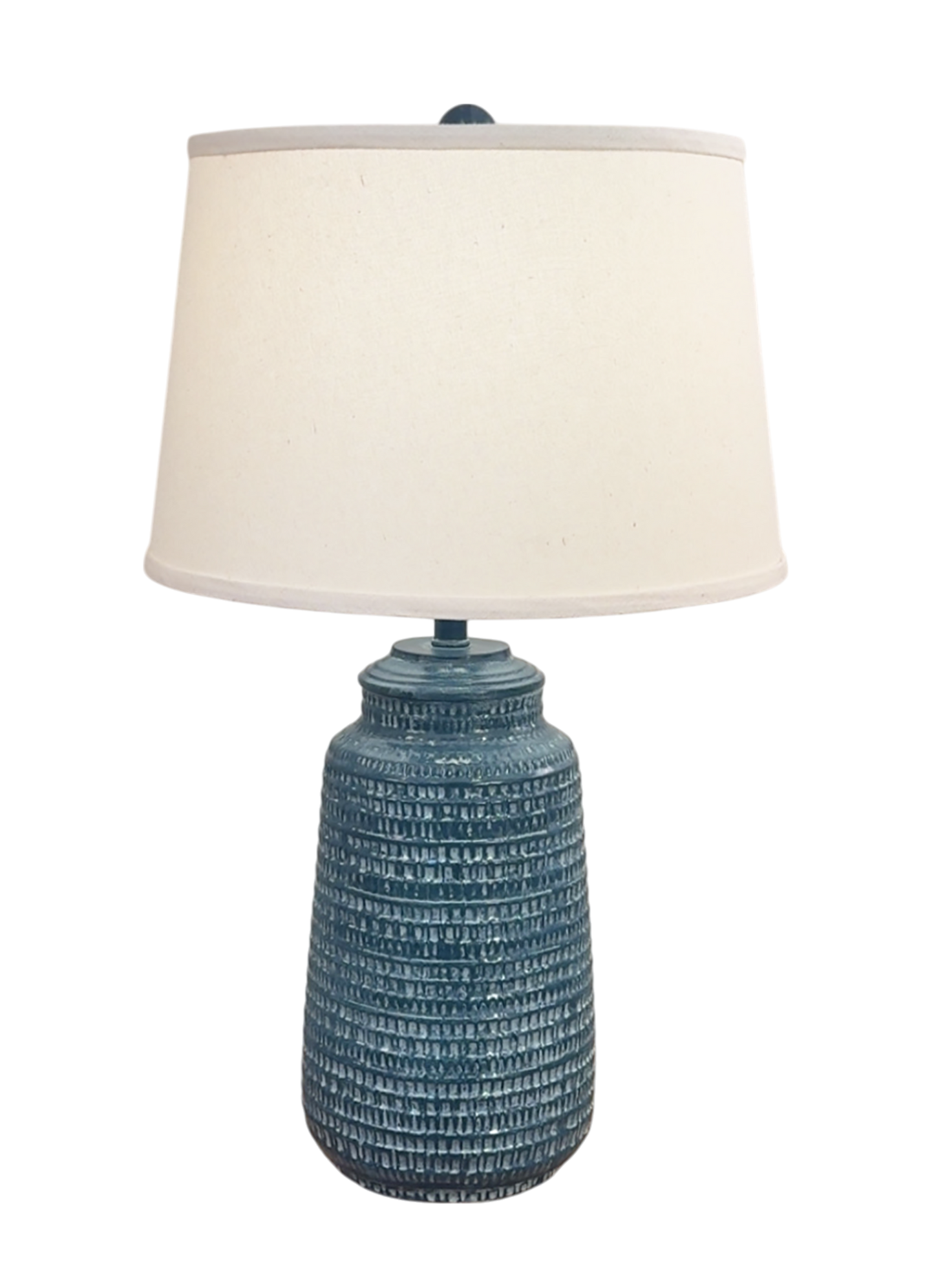 Atlantic Grey/Ivory Glaze Pattern Vase Table Lamp (Copy)