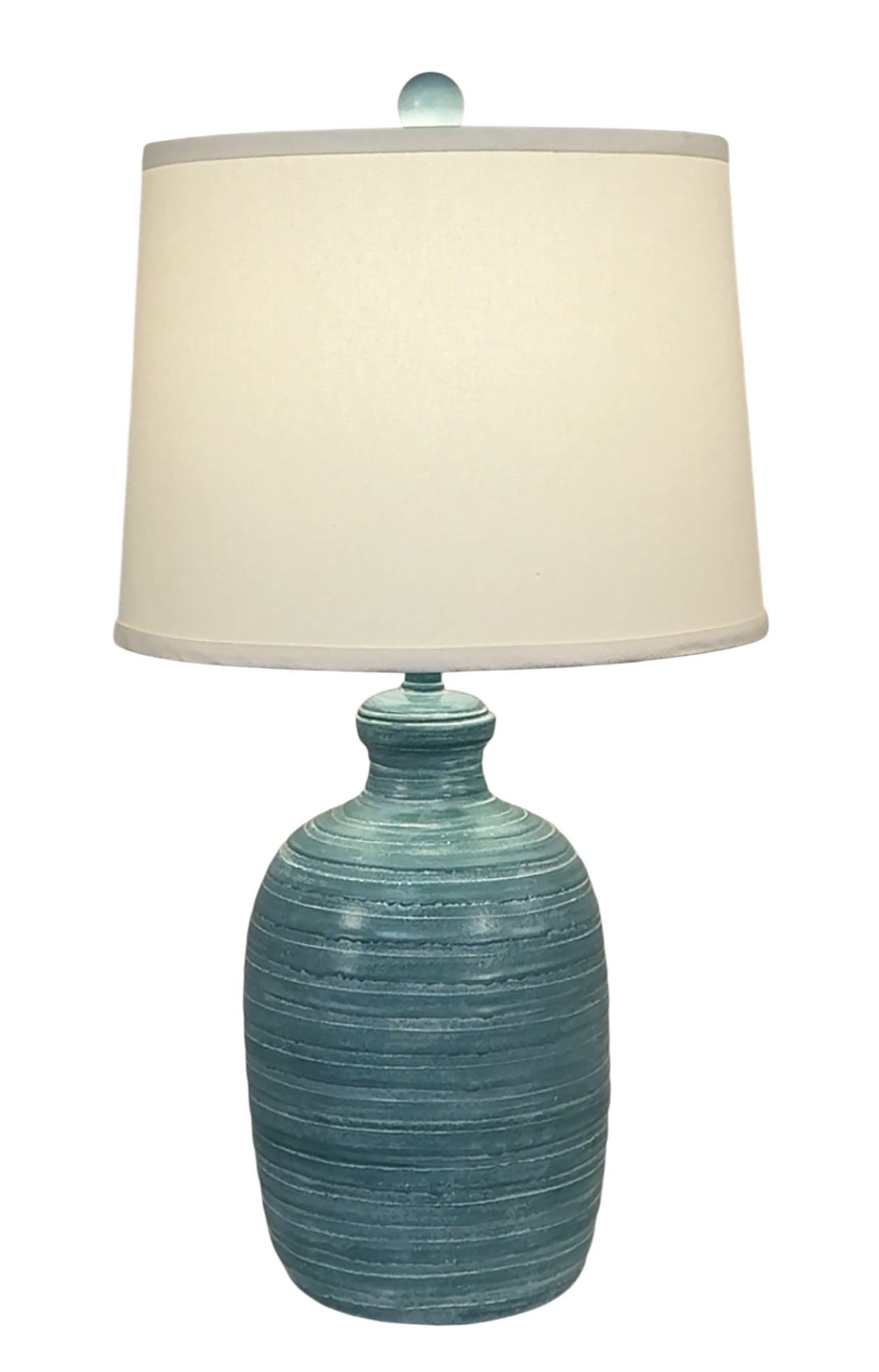 White Washed Leaf Bee Hive Table Lamp