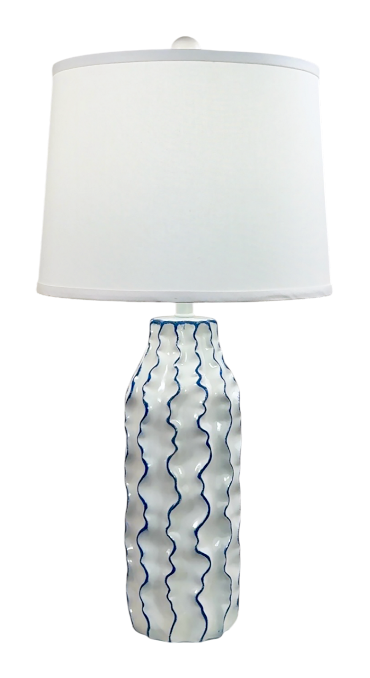 NUDE/MORNING JEWEL FLUTED WAVE TABLE LAMP