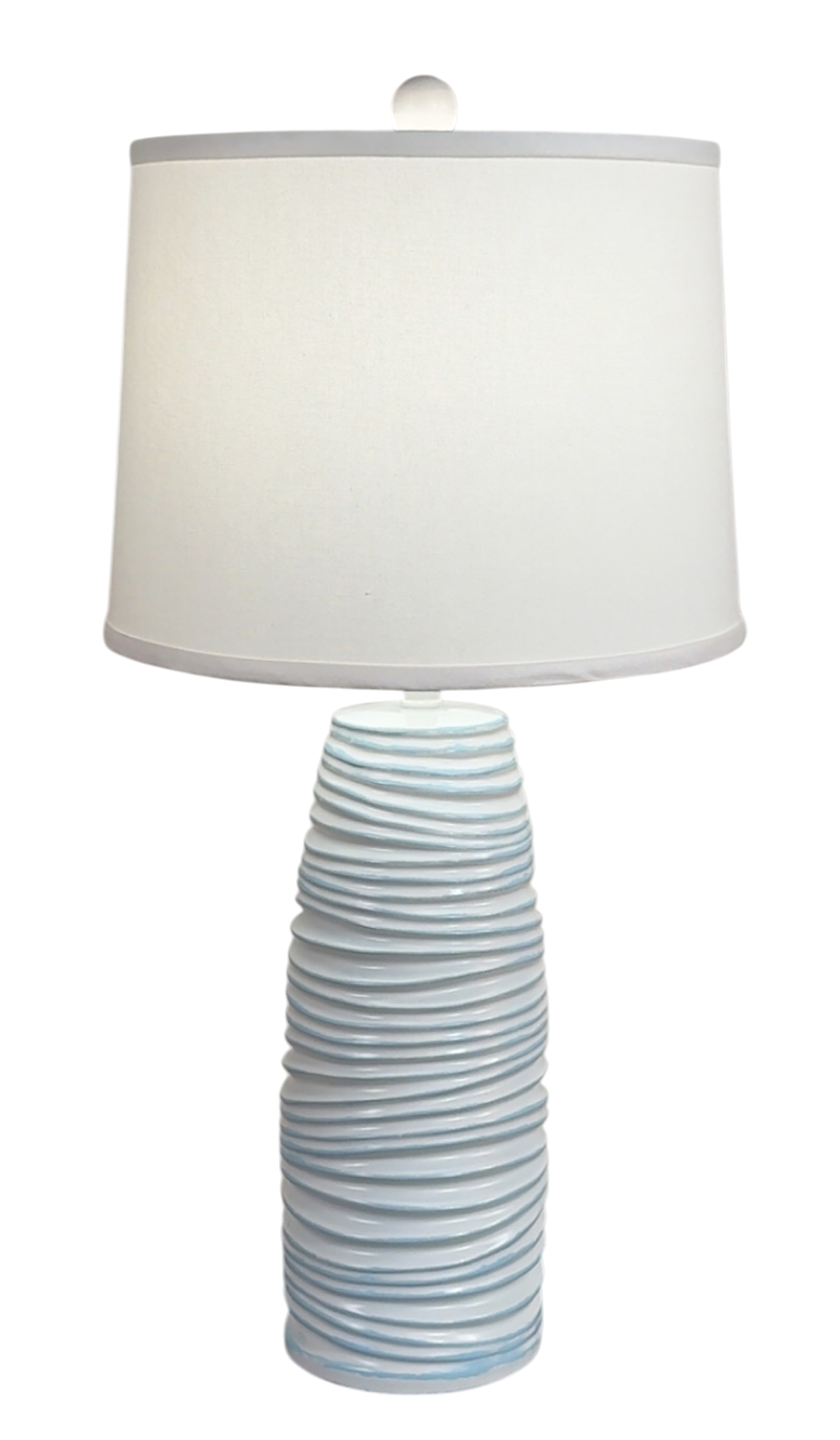Nude/Atlantic Grey Wave Table Lamp