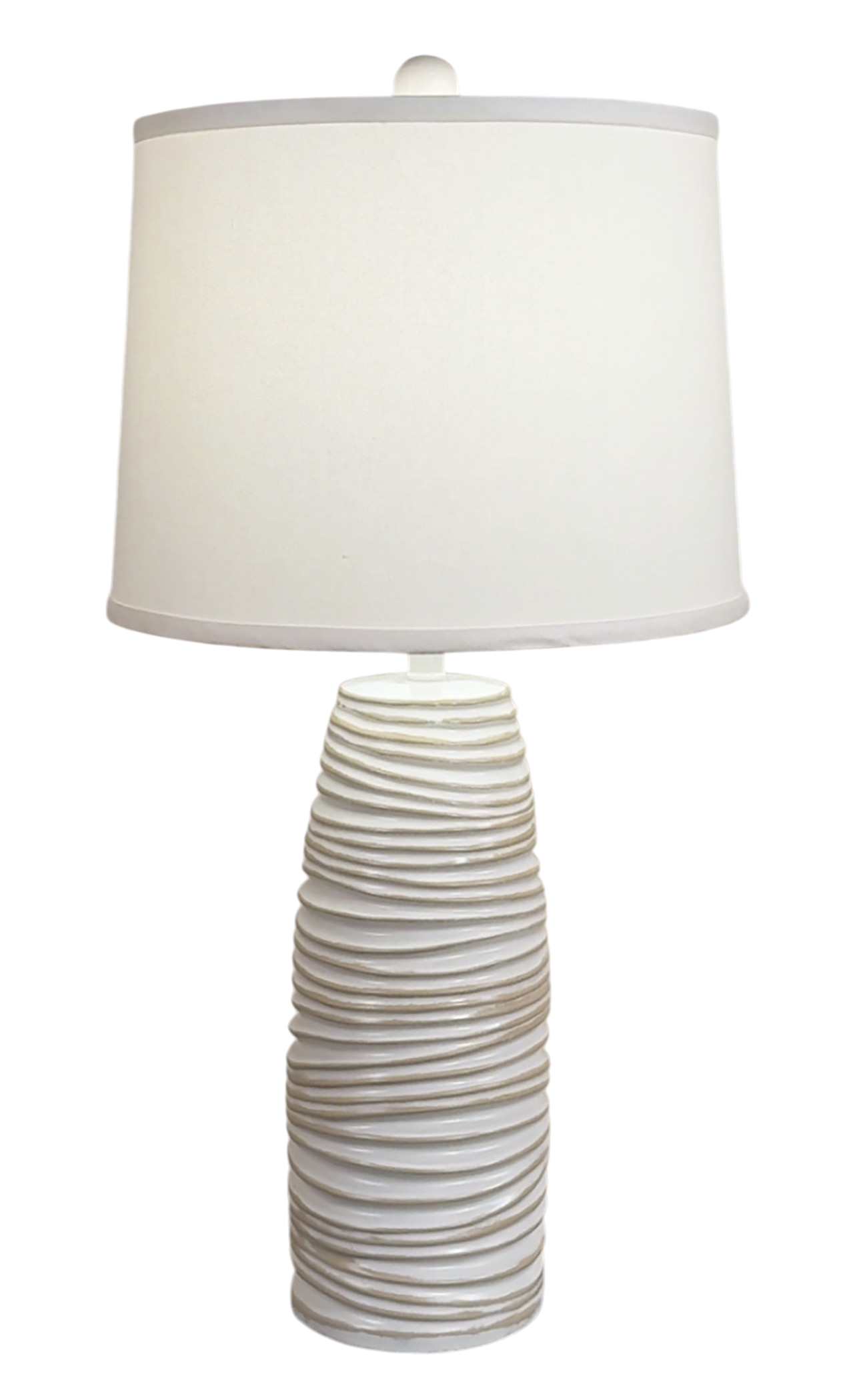 Nude/Sisal Wave Table Lamp