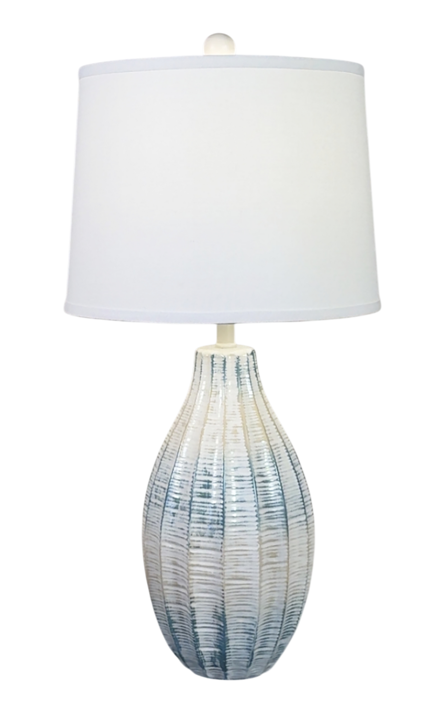 Nude/Sea Fluted Tear Drop Table Lamp (Copy)