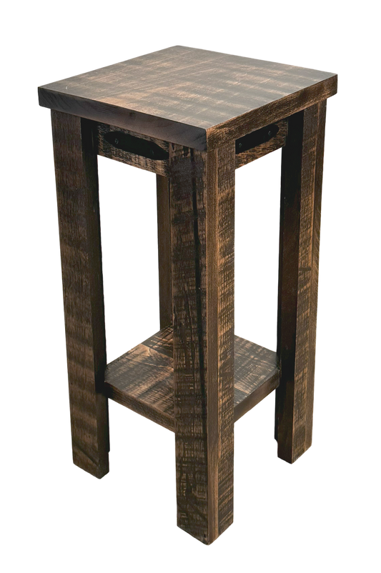 All Rough Sawn Drink Table