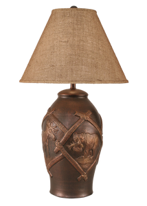 Bronze Wildlife Table Lamp - Coast Lamp Shop