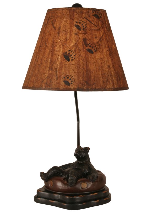 Riverwoods Bear in Inner tube Table Lamp - Coast Lamp Shop