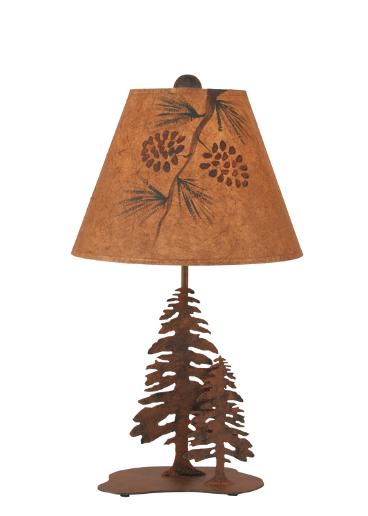 Rust 2 Tree Accent Lamp - Coast Lamp Shop