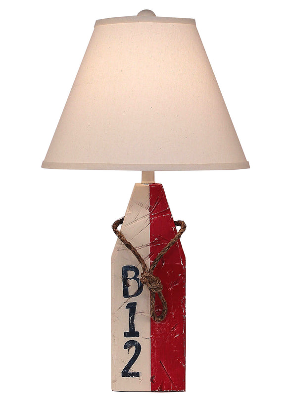 Primary Rectangle Buoy Table Lamp - Coast Lamp Shop