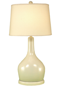 High Gloss Cottage Modern Tear Drop Table Lamp - Coast Lamp Shop