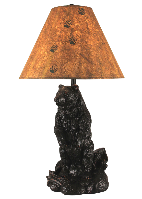 Standing Bear Table Lamp - Coast Lamp Shop