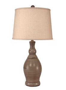 Oyster Shell Slender Neck Casual Table Lamp - Coast Lamp Shop