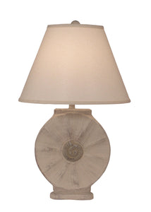 Cottage/Sisal Round Table Lamp w/ Rope Accent - Coast Lamp Shop
