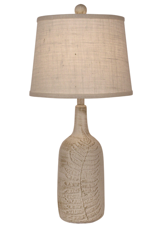 Nude Two Tone Leaf Accent Lamp - Coast Lamp Shop