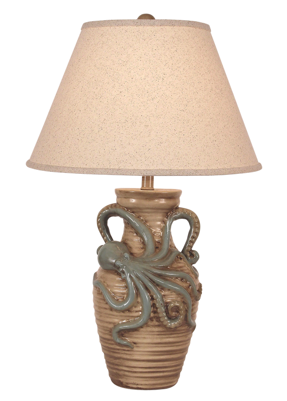 Cottage/Harbor Octopus Table Lamp - Coast Lamp Shop