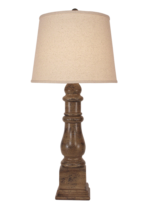 Tarnished Cottage Country Squire Table Lamp - Coast Lamp Shop