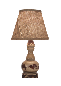 Aged Cottage Small "OS" Accent Lamp - Coast Lamp Shop