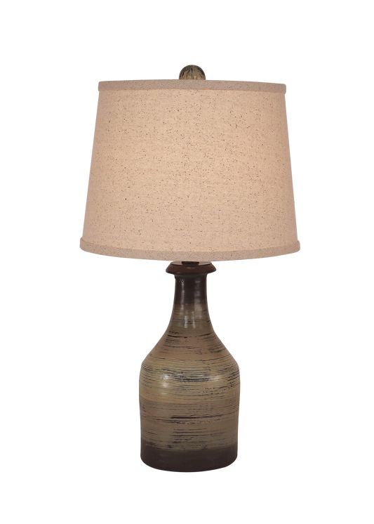 Earthstone Small Clay Jug Accent Lamp - Coast Lamp Shop