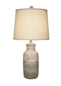 Alabaster Tall Pottery Table Lamp
